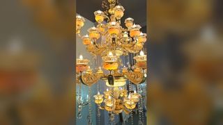 Sfera orizzontale ovale in pietra alabastro ristorante lampada a sospensione scala creativa
