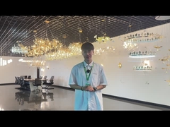 Sala d'esposizione della fabbrica del candeliere del pendente