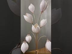 Lampada di pavimento ceramica del fiore