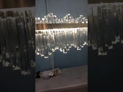 Luce di lusso per ciondolo K9 Ciondolo di cristallo lampadario