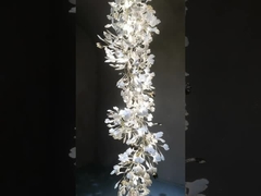 Ceramica Ginkgo Leaf Pendant candelabro luci