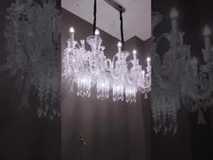 Candelabro a candela di cristallo di fascia alta