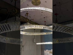 Candelabro moderno a doppio cerchio
