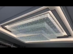 Personalizza la luce del soffitto del candelabro di cristallo