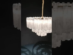 il pendente di lusso di 70W 150W accende K9 Crystal Effect Round Pendant Chandelier