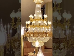 Illuminazione per candelabri commerciali in ottone di alta qualità