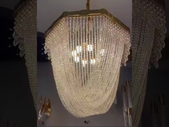 Alberghi Tassels metallo lampadario Scala luci di soffitto