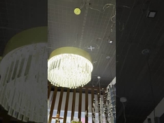 Luxury Hotel Lobby Decorativo Oro Grande Dimensione Customized Moderno Candelabro a Led