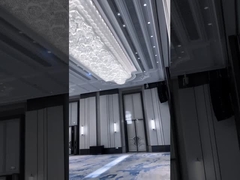 Luci di lusso 6m2 del pendente dell'oro dei cristalli di vetro di titanio del candeliere a 25m2