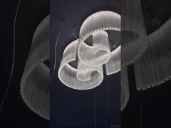 Lampada Lychee di cristallo moderna Villa di lusso a scalinata duplex Illuminazione per soggiorno e camera da letto elevata