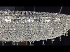 soffitto LED cristallo moderno lusso lampadario per la casa lampada pendente