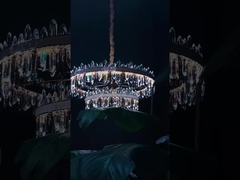 Fonte LED cristallina per lampadari commerciali K9 Crystal