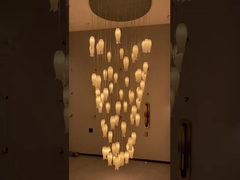 Magnolia Luci candelabro Sala nuziale Disegno del soffitto Decorazione luminosa