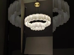 4000K lampadario in vetro colorato lampadario da ristorante LED