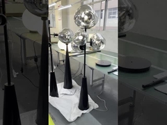 Tubi di vetro verdi su misura Nuovo arredamento d'arte di moda Lampade a soffitto soffiato per ristoranti