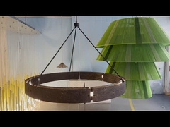 Stile post-moderno candelabro personalizzato Hotel Lobby Business Center Grande cristallo lusso