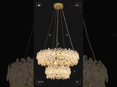 Moderno Moda Industriale Vintage Led Lampada a Sospensione Lampada Hotel Cristallo Luce Nuovo St