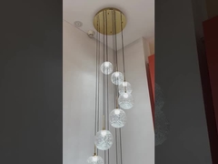 Custom Hotel Lobby Shopping Mall Galleria Creative Art Globe Design Bronzo Luxury Globe di vetro moderno