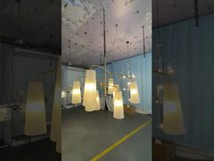 Lampadario da ingresso personalizzabile a forma di palla da bowling, moderno e postmoderno, in cristallo