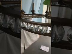 Decorazione del piatto volante creativo camera da letto lampada a LED a sospensione lampada moderna oro bar da pranzo LED P