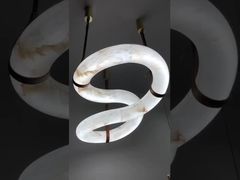 Lampada a sospensione in vetro per altoparlanti nella hall dell'hotel, lampada a cristallo per corridoio bar dell'hotel, lampada creativa per discoteca KTV