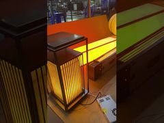 Lampada pendente Ferro Acrilico Dimming moderno Remote Sospeso lampadario Villa Home Loft