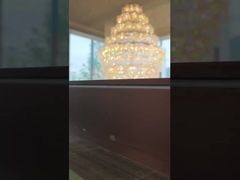 Lampade a sospensione in vetro cristallo di lusso per soggiorno, hotel, illuminazione decorativa a soffitto, lampadario a sospensione