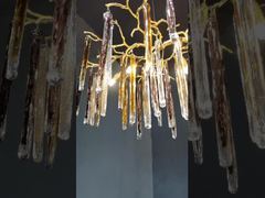 Uno Sguardo Più da Vicino: Lampada da Soffitto a Lampadario di Cristallo a Forma di Diamante Fumoso E14 Ad Alta Luminosità