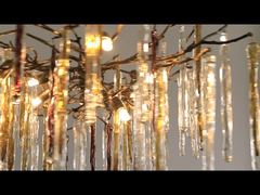 Uno Sguardo Più da Vicino: Eleganti e Moderni Lampade da Soffitto di Lusso ad Alto CRI per l'Arredamento del Soggiorno