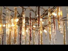 Uno Sguardo Più da Vicino: Lampade a Sospensione Personalizzate per Fusione ad Alta Temperatura con Forte Trasmissione della Luce