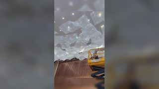 Soffitto principale moderno su misura della lampada a sospensione in vetro decorativo della lobby dell'hotel
