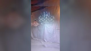 Orologio: Lampadario a sospensione in cristallo E14 LED Vetrina con temperatura di colore regolabile