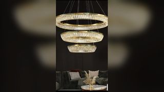 Presenta per te la lampada a sospensione in ottone di lusso con lampadario personalizzato in alabastro L1P