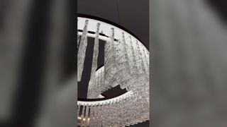 Colore scagliola di ottone rivestito di ferro Luce di soffitto di lusso per la decorazione domestica