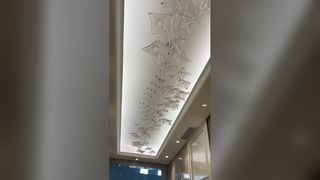 Lampada a sospensione moderna a LED di lusso Soggiorno Lampadari decorativi a led Lampada a sospensione Semplice Farfalla da appendere