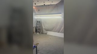 Popolare lampada a sospensione a LED nera per reception da ufficio Lampada a sospensione creativa a spirale per ristorante dell'hotel Wave