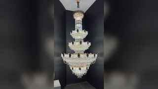 Grandi lampadari di lusso per decorazioni d'interni di lusso