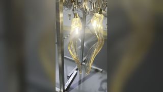 Lampadario di cristallo di lusso Illuminazione moderna a LED