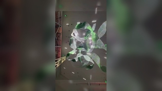 Lampadari personalizzati contemporanei di lusso Lampadario in cristallo con foglie di palma