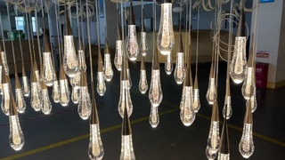 Lampadario di cristallo K9 di lusso Illuminazione domestica elegante