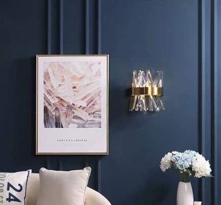 G9 E14 Cristallo Lampada da Parete Moderna 6000K 3000K Oro Cristallo Parete Sconce