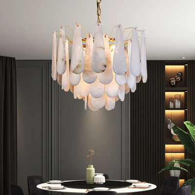 Moderno Minimalista Alabastro lampadario Soggiorno lampadari luce lussuosa villa Sala da pranzo Camera da letto lampada decorativa
