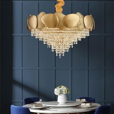 Il pendente di lusso di D60*H40cm E14 accende 4000K il grande giro Crystal Chandelier