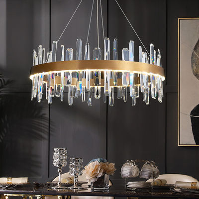 ODM di qualità superiore inossidabile geometrico di Crystal Luxury Pendant Light Fixtures