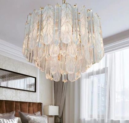 Plafoniera di vetro glassata bianca di vetro del pendente delle lampade di pendente del ccc ISO9001