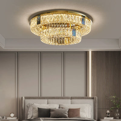 Grande hotel a livello rotondo a più strati di Crystal Chandelier Dimmable For Home del supporto