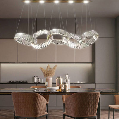 Portata di Crystal Nimbus Ring Chandelier 99W LED del soffitto alta