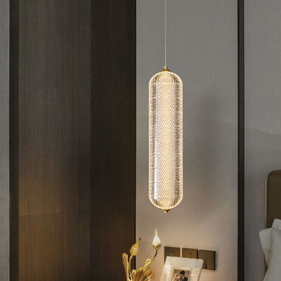 Lampada acrilica moderna tricolore su misura Diamond Shaped Lampshade del soffitto del candeliere del LED
