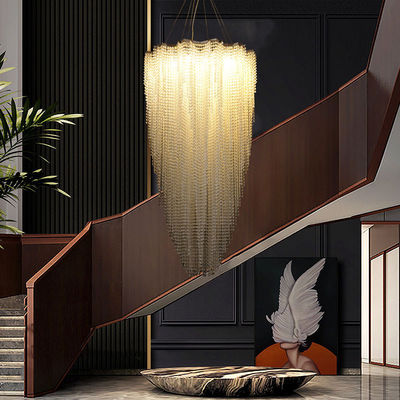 Cristallo primario su ordinazione durevole del corpo K9 del LED Crystal Chandeliers Stainless Steel Lamp