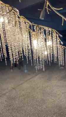 Lustre da foyer di grandi dimensioni in oro trasparente 110V-240 85V-265V
